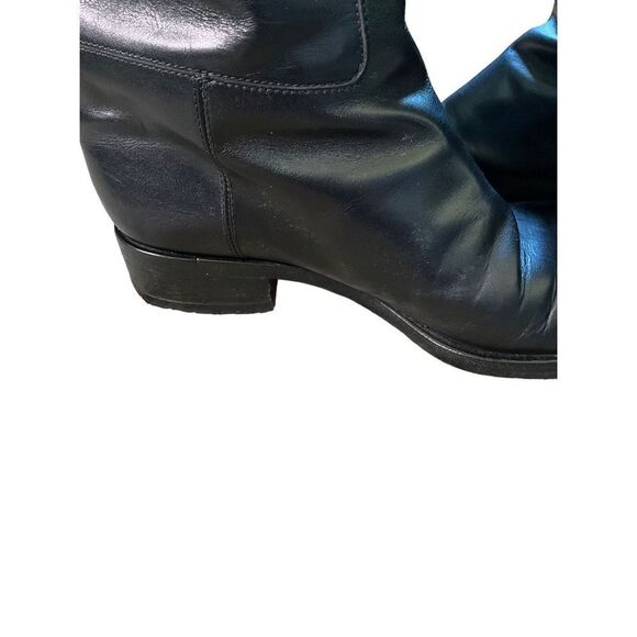 Chellis Dual Tone Leather Riding Boots - Picture 16 of 16